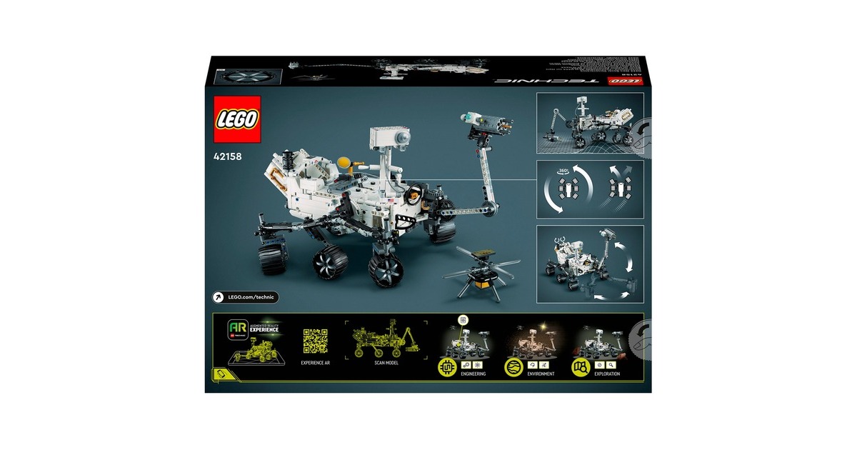 LEGO 42158 Technic NASA Mars-Rover Perseverance, Konstruktionsspielzeug