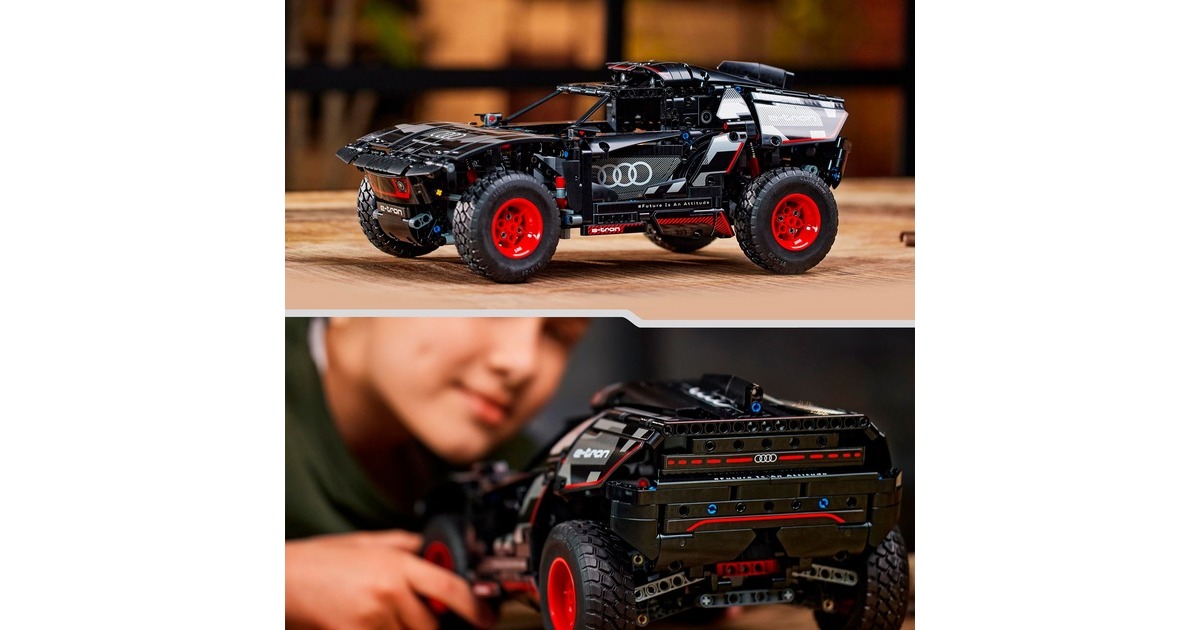 LEGO 42160 Technic Audi RS Q e-tron, Konstruktionsspielzeug(App-kontrollierter Geländewagen)