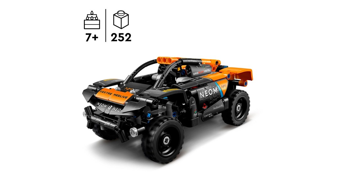 LEGO 42166 Technic NEOM McLaren Extreme E Race Car, Konstruktionsspielzeug