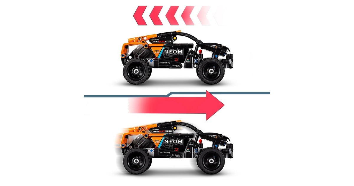 LEGO 42166 Technic NEOM McLaren Extreme E Race Car, Konstruktionsspielzeug