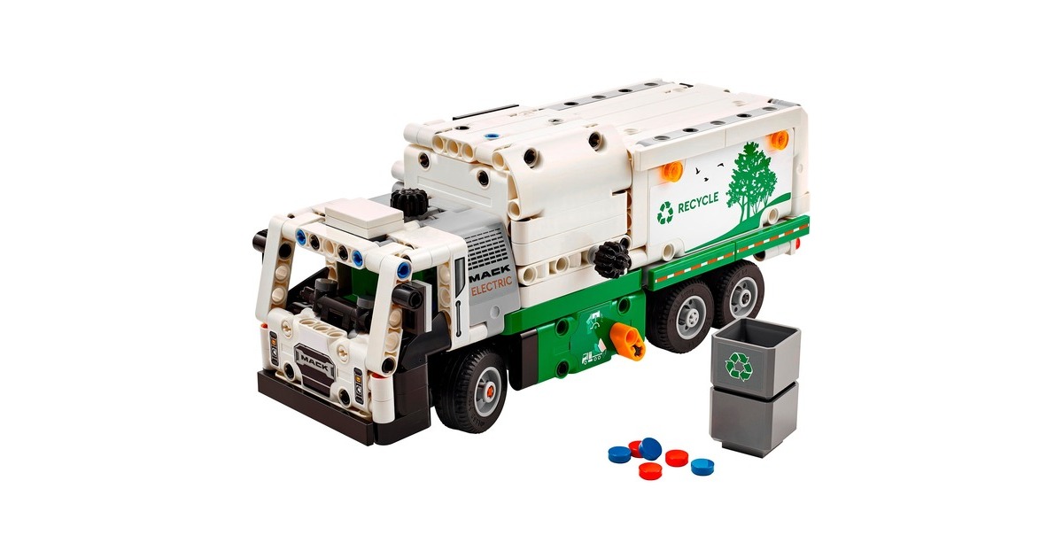 LEGO 42167 Technic Mack LR Electric Müllwagen, Konstruktionsspielzeug