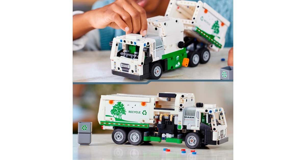 LEGO 42167 Technic Mack LR Electric Müllwagen, Konstruktionsspielzeug