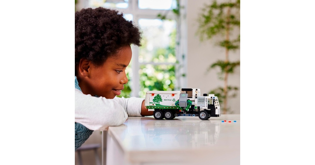 LEGO 42167 Technic Mack LR Electric Müllwagen, Konstruktionsspielzeug