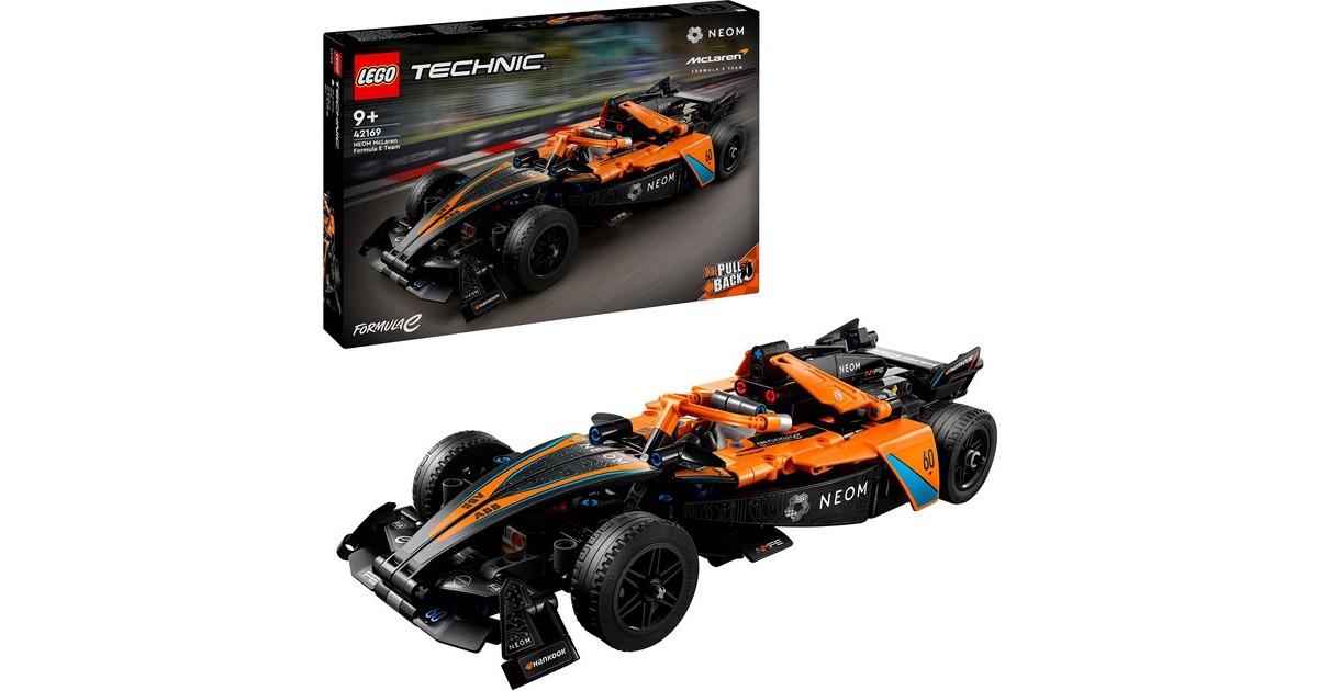 LEGO 42169 Technic NEOM McLaren Formula E Race Car, Konstruktionsspielzeug