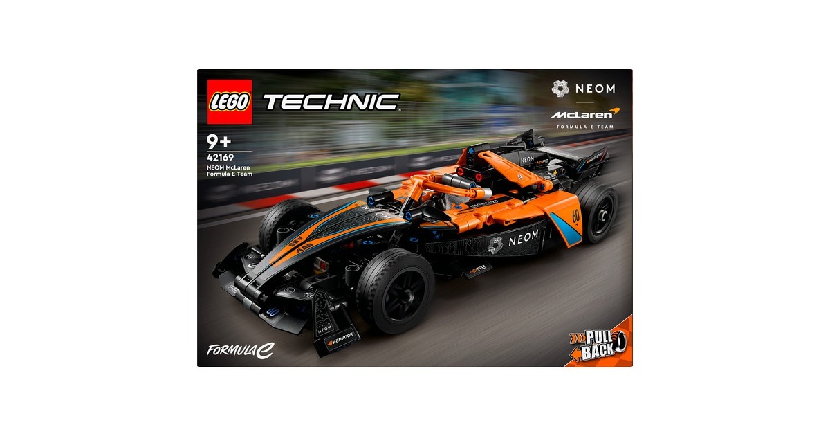 LEGO 42169 Technic NEOM McLaren Formula E Race Car, Konstruktionsspielzeug