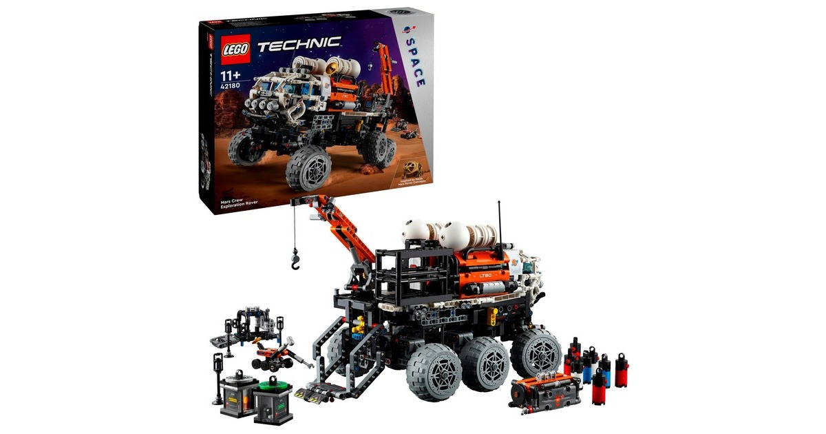 LEGO 42180 Technic Mars Exploration Rover, Konstruktionsspielzeug