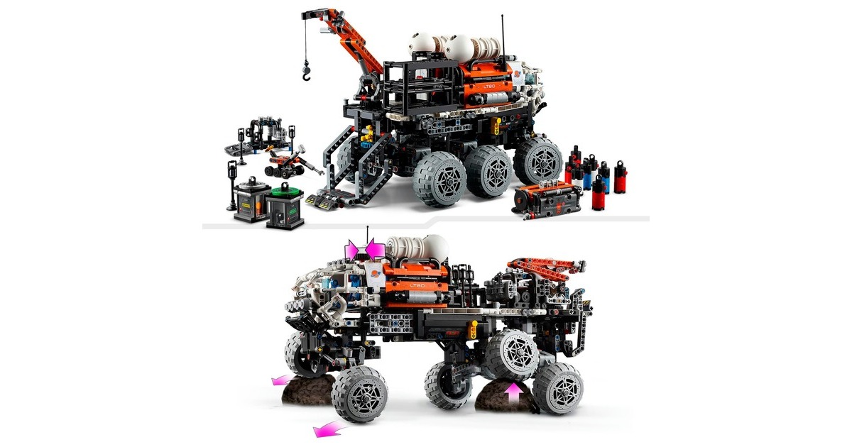LEGO 42180 Technic Mars Exploration Rover, Konstruktionsspielzeug