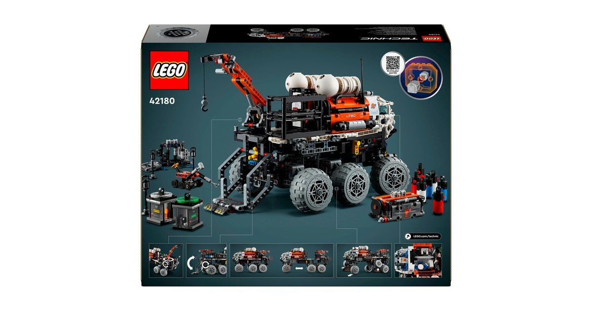 LEGO 42180 Technic Mars Exploration Rover, Konstruktionsspielzeug