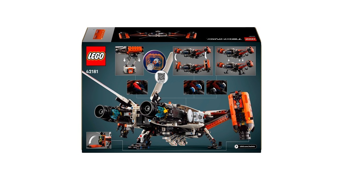 LEGO 42181 Technic VTOL Schwerlastraumfrachter LT81, Konstruktionsspielzeug