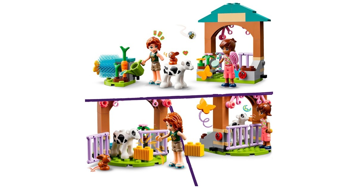 LEGO 42607 Friends Autumns Kälbchenstall, Konstruktionsspielzeug