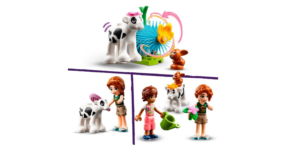 LEGO 42607 Friends Autumns Kälbchenstall, Konstruktionsspielzeug