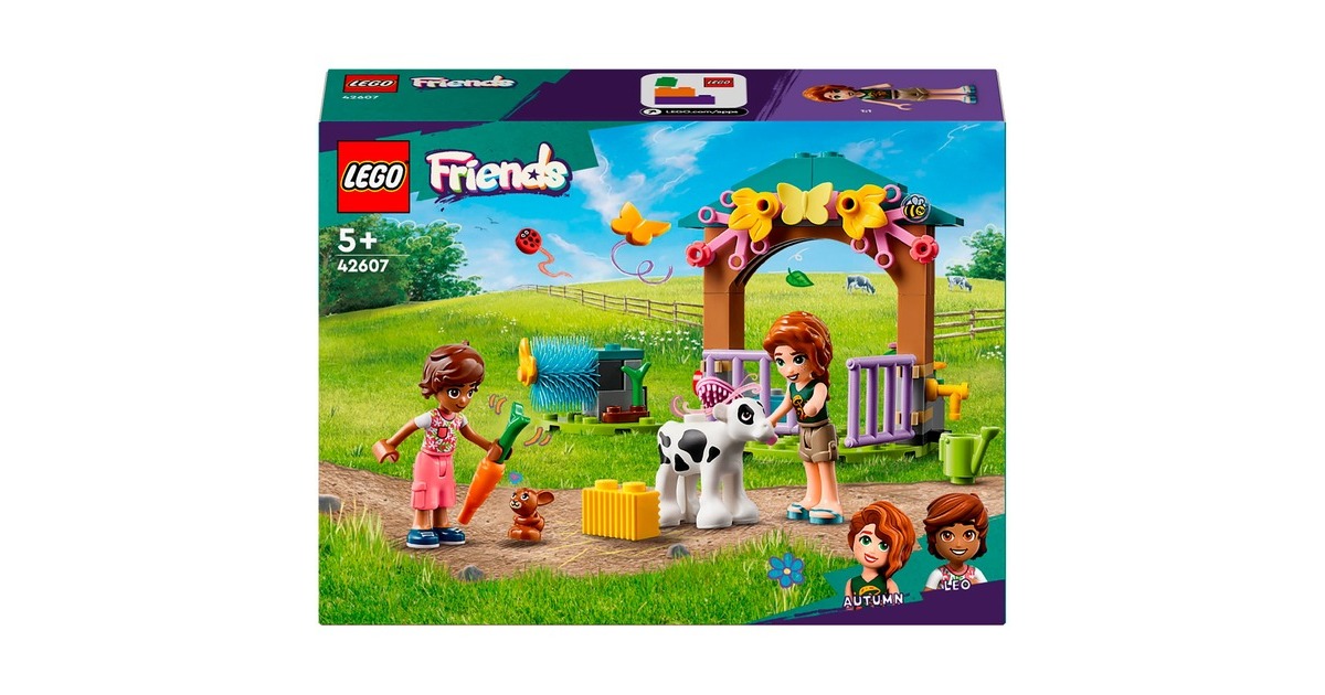 LEGO 42607 Friends Autumns Kälbchenstall, Konstruktionsspielzeug
