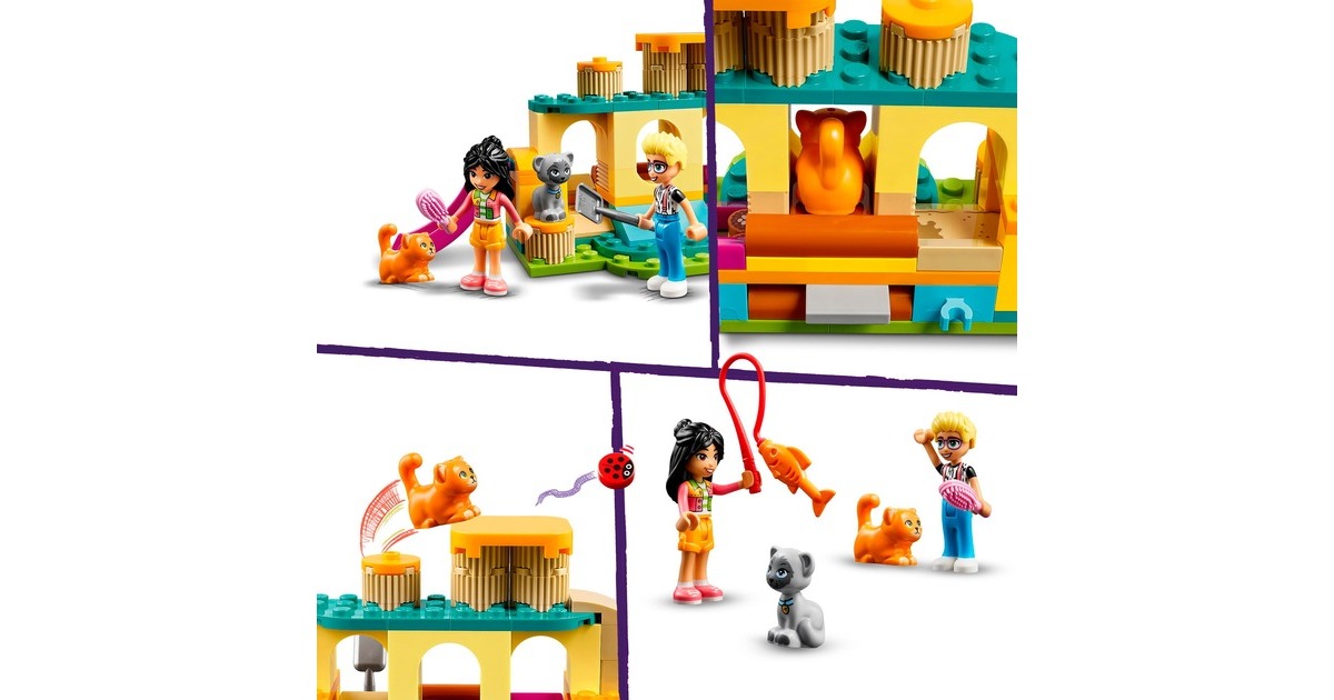 LEGO 42612 Friends Abenteuer auf dem Katzenspielplatz, Konstruktionsspielzeug