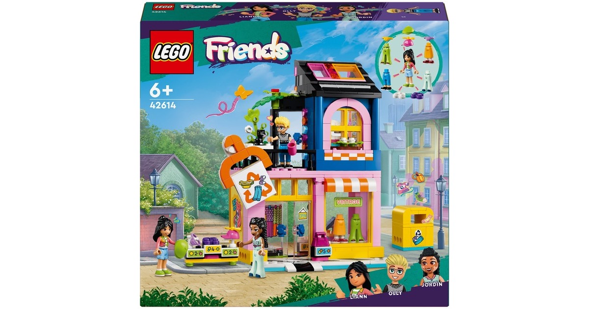 LEGO 42614 Friends Vintage-Modegeschäft, Konstruktionsspielzeug