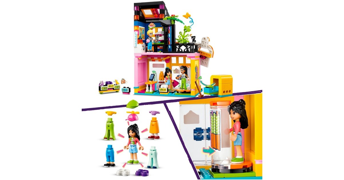 LEGO 42614 Friends Vintage-Modegeschäft, Konstruktionsspielzeug