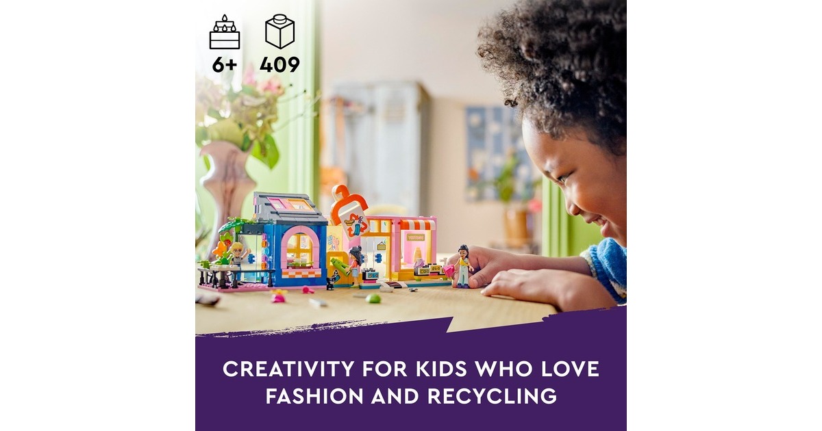 LEGO 42614 Friends Vintage-Modegeschäft, Konstruktionsspielzeug