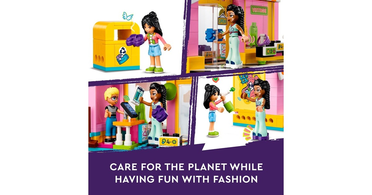 LEGO 42614 Friends Vintage-Modegeschäft, Konstruktionsspielzeug