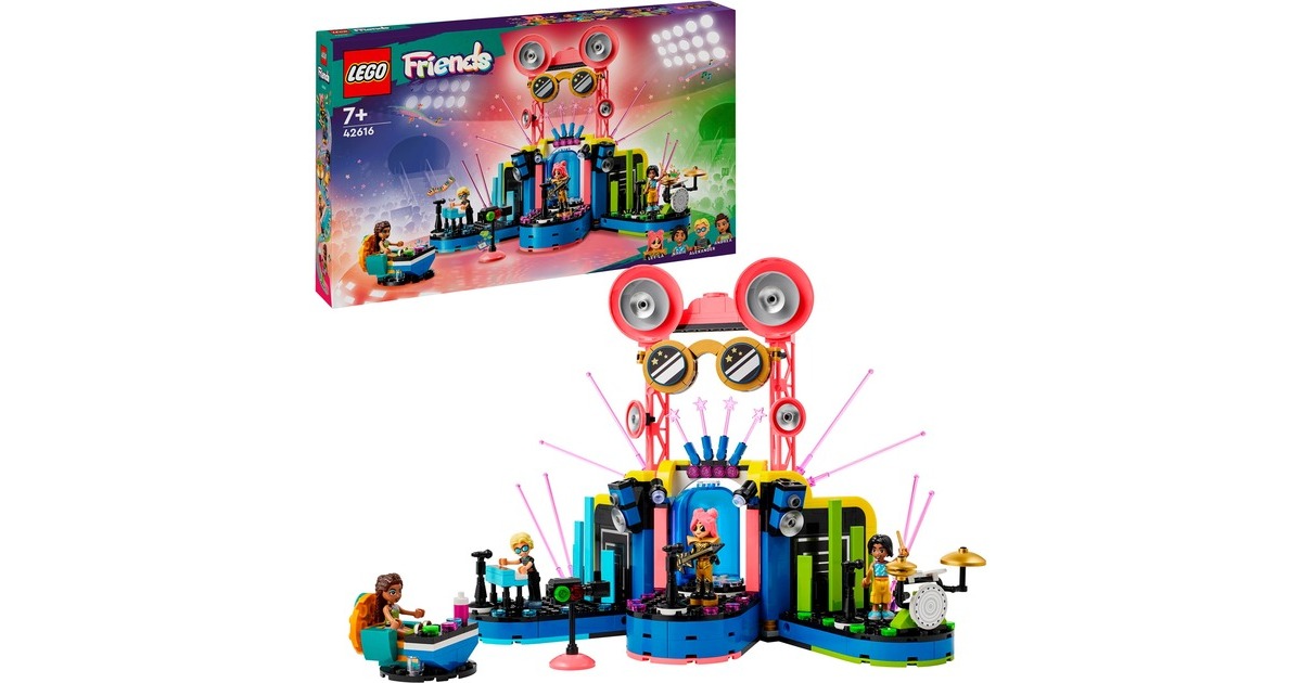 LEGO 42616 Friends Talentshow in Heartlake City, Konstruktionsspielzeug