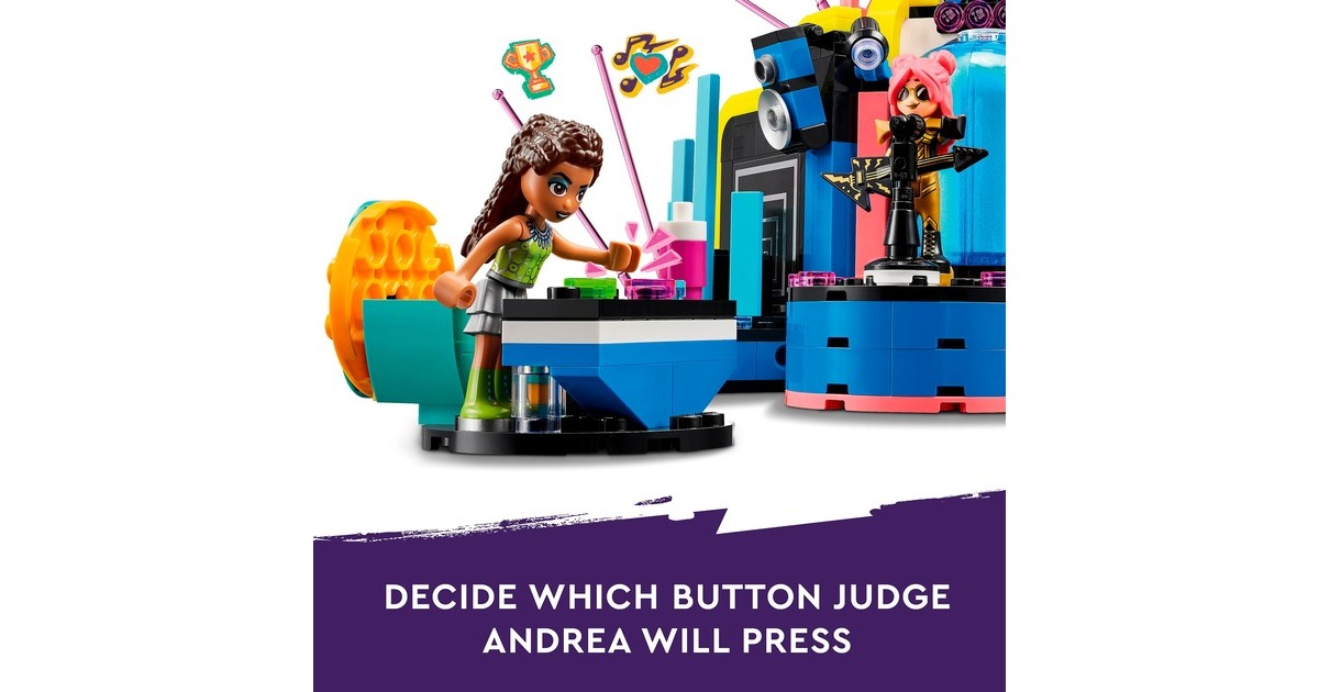 LEGO 42616 Friends Talentshow in Heartlake City, Konstruktionsspielzeug