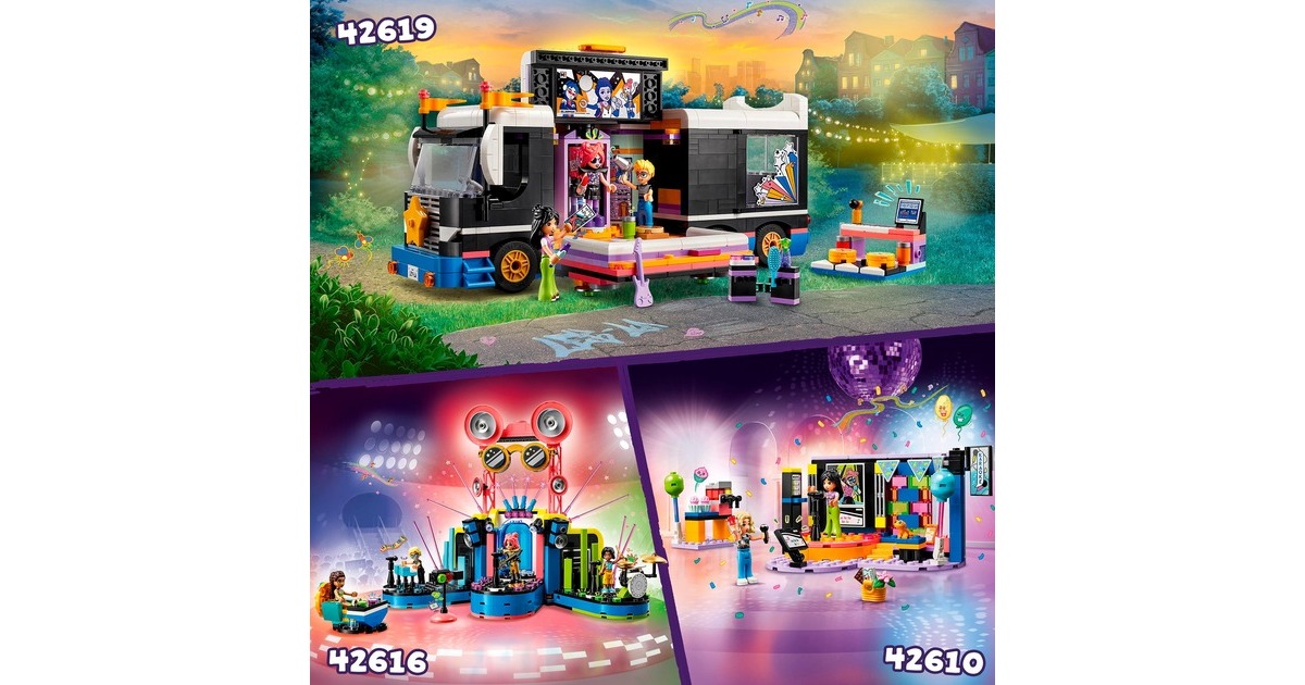LEGO 42616 Friends Talentshow in Heartlake City, Konstruktionsspielzeug