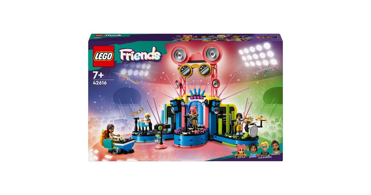 LEGO 42616 Friends Talentshow in Heartlake City, Konstruktionsspielzeug