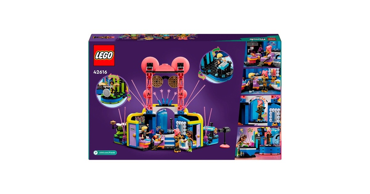 LEGO 42616 Friends Talentshow in Heartlake City, Konstruktionsspielzeug