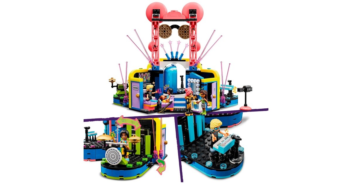 LEGO 42616 Friends Talentshow in Heartlake City, Konstruktionsspielzeug