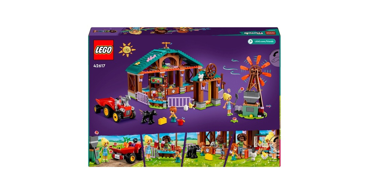 LEGO 42617 Friends Auffangstation für Farmtiere, Konstruktionsspielzeug