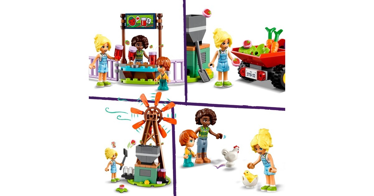 LEGO 42617 Friends Auffangstation für Farmtiere, Konstruktionsspielzeug