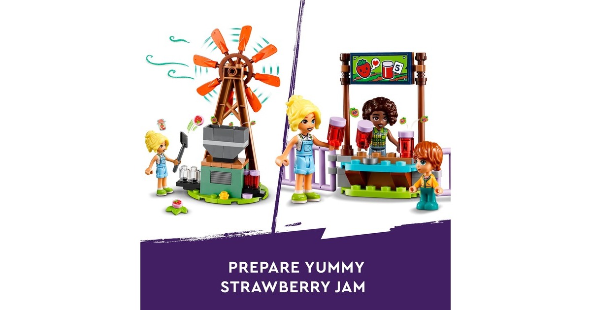 LEGO 42617 Friends Auffangstation für Farmtiere, Konstruktionsspielzeug