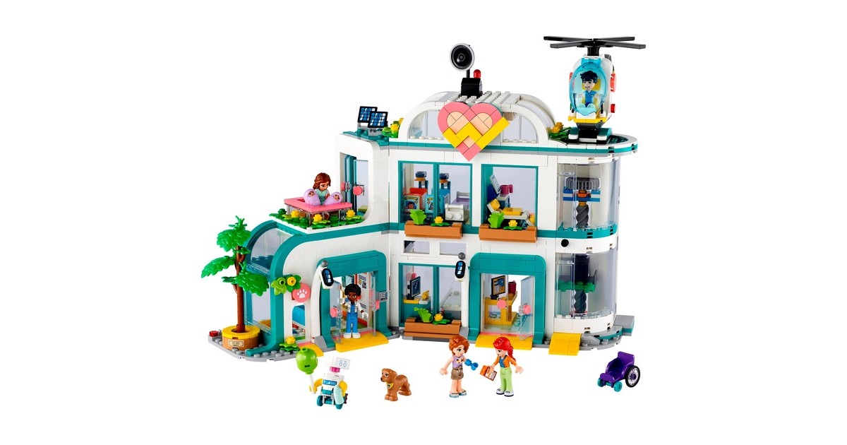 LEGO 42621 Friends Heartlake City Krankenhaus, Konstruktionsspielzeug