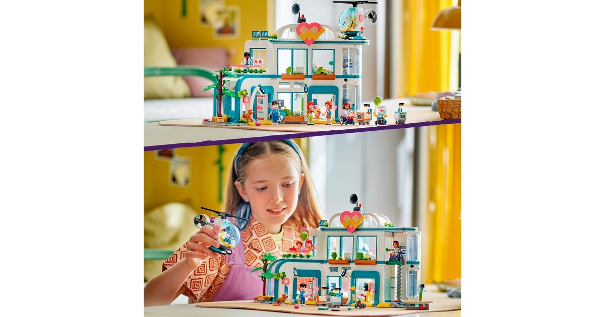 LEGO 42621 Friends Heartlake City Krankenhaus, Konstruktionsspielzeug