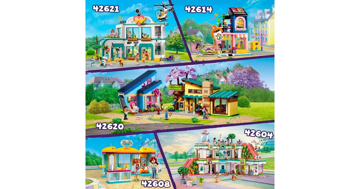 LEGO 42621 Friends Heartlake City Krankenhaus, Konstruktionsspielzeug