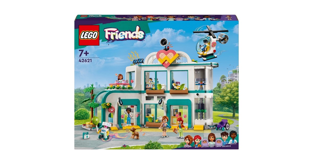 LEGO 42621 Friends Heartlake City Krankenhaus, Konstruktionsspielzeug