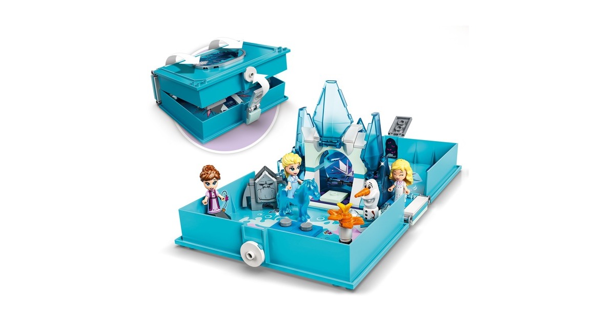 LEGO 43189 Disney Princess Elsas Märchenbuch, Konstruktionsspielzeug