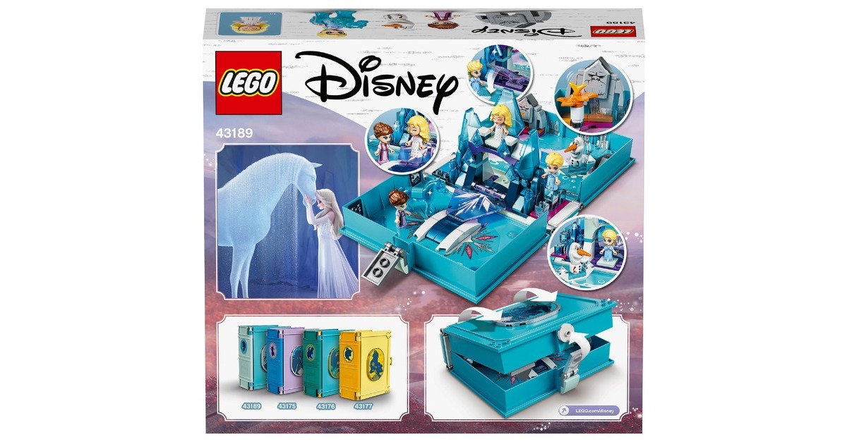 LEGO 43189 Disney Princess Elsas Märchenbuch, Konstruktionsspielzeug