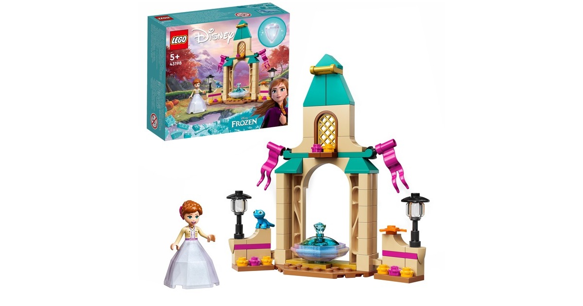 LEGO 43198 Disney Princess Annas Schlosshof, Konstruktionsspielzeug