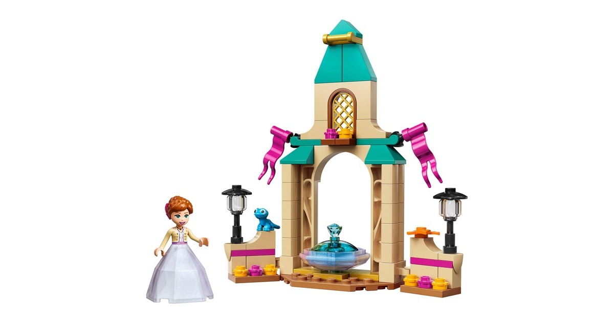 LEGO 43198 Disney Princess Annas Schlosshof, Konstruktionsspielzeug