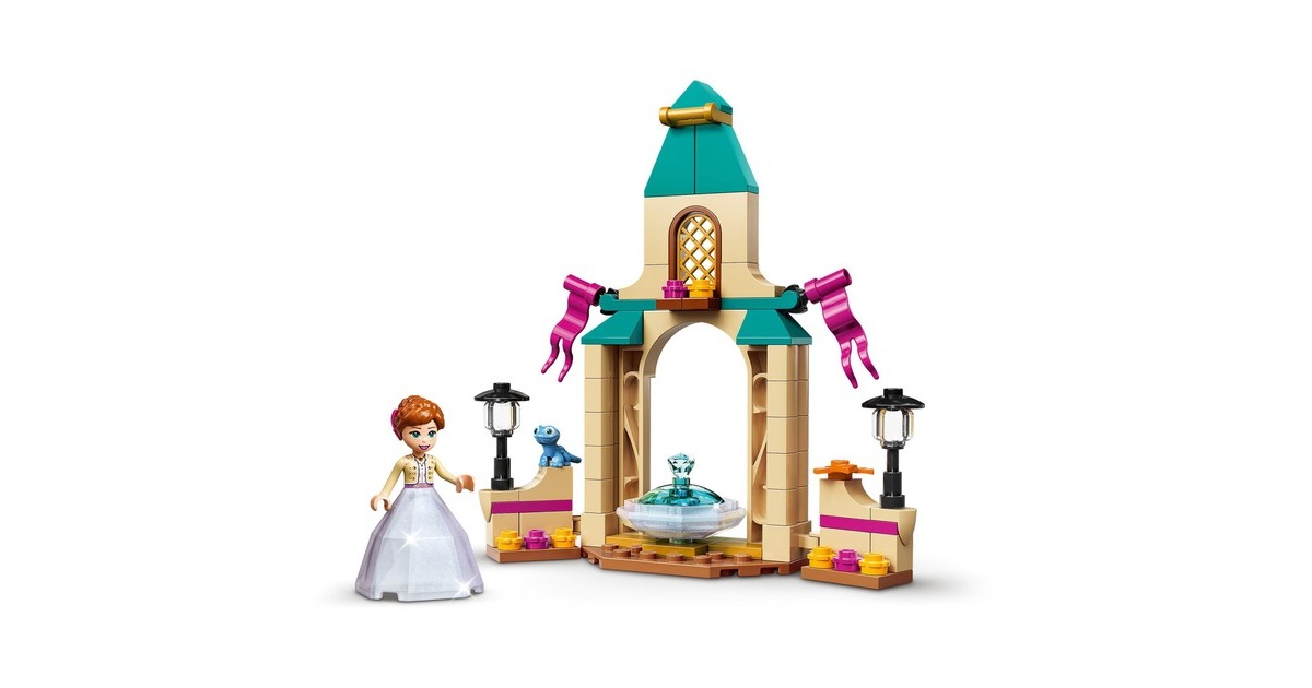 LEGO 43198 Disney Princess Annas Schlosshof, Konstruktionsspielzeug