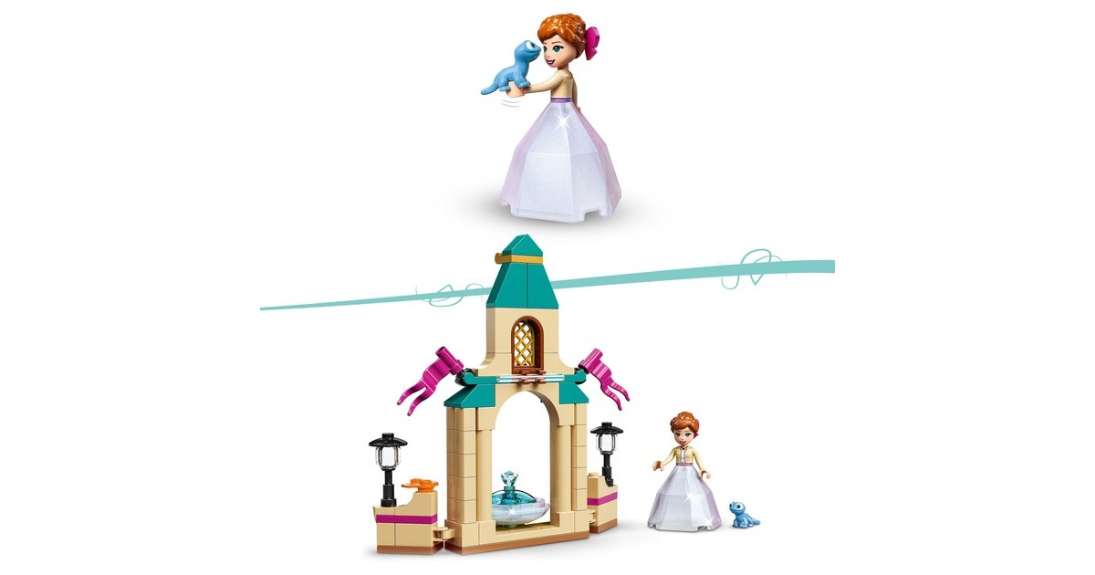 LEGO 43198 Disney Princess Annas Schlosshof, Konstruktionsspielzeug
