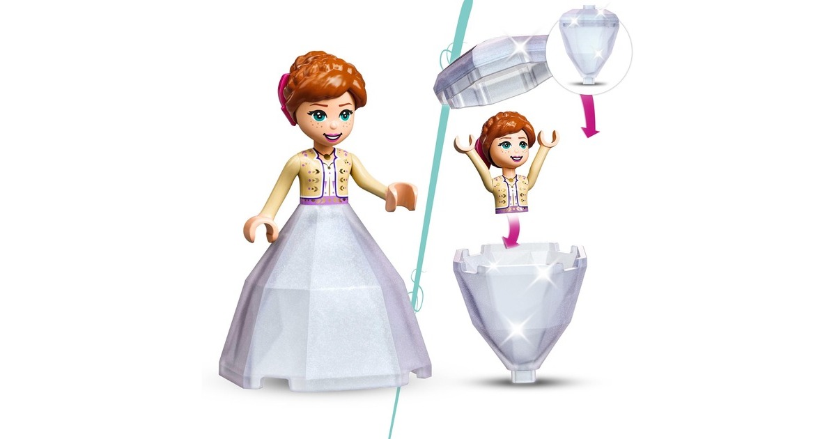 LEGO 43198 Disney Princess Annas Schlosshof, Konstruktionsspielzeug
