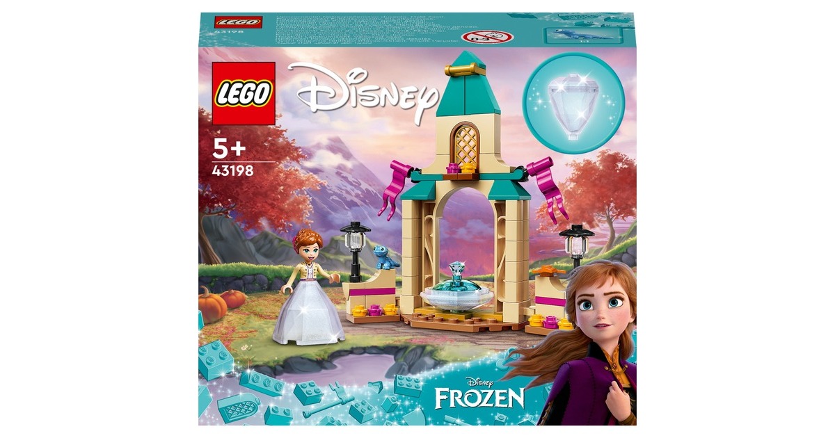 LEGO 43198 Disney Princess Annas Schlosshof, Konstruktionsspielzeug