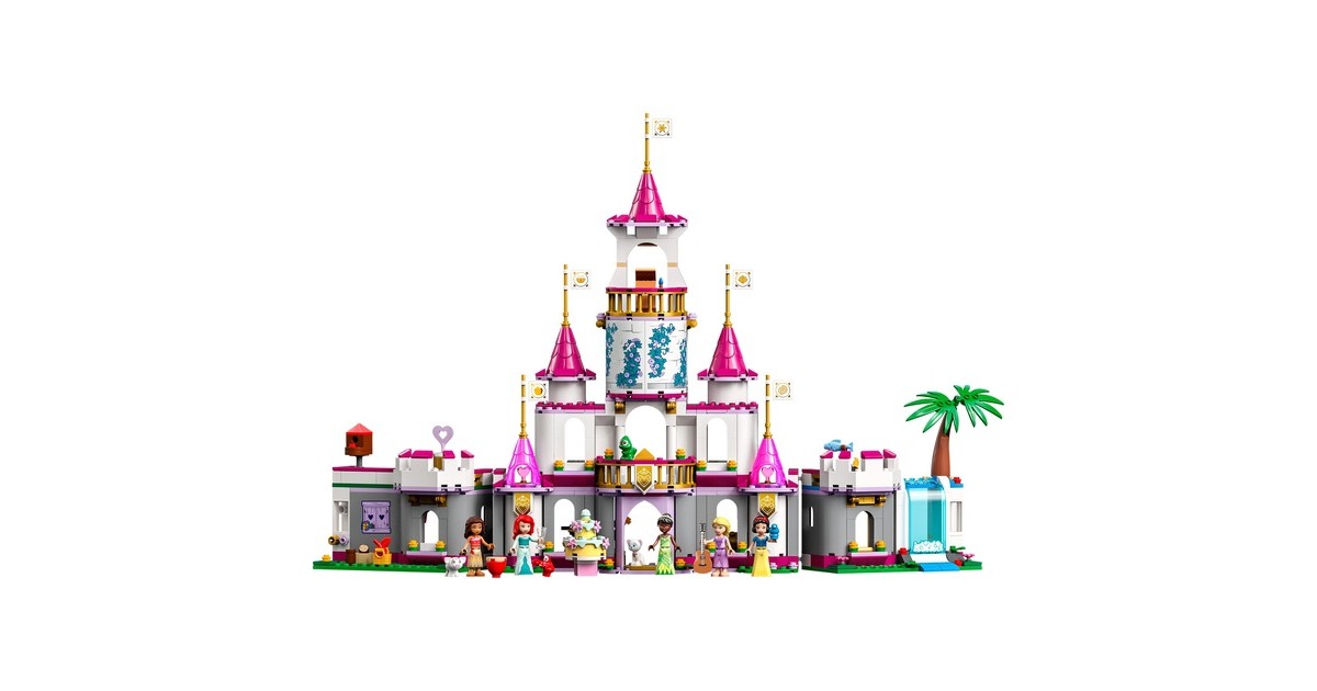 LEGO 43205 Disney Princess Ultimatives Abenteuerschloss, Konstruktionsspielzeug