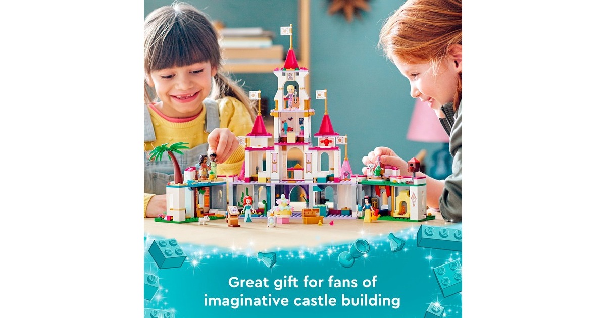 LEGO 43205 Disney Princess Ultimatives Abenteuerschloss, Konstruktionsspielzeug