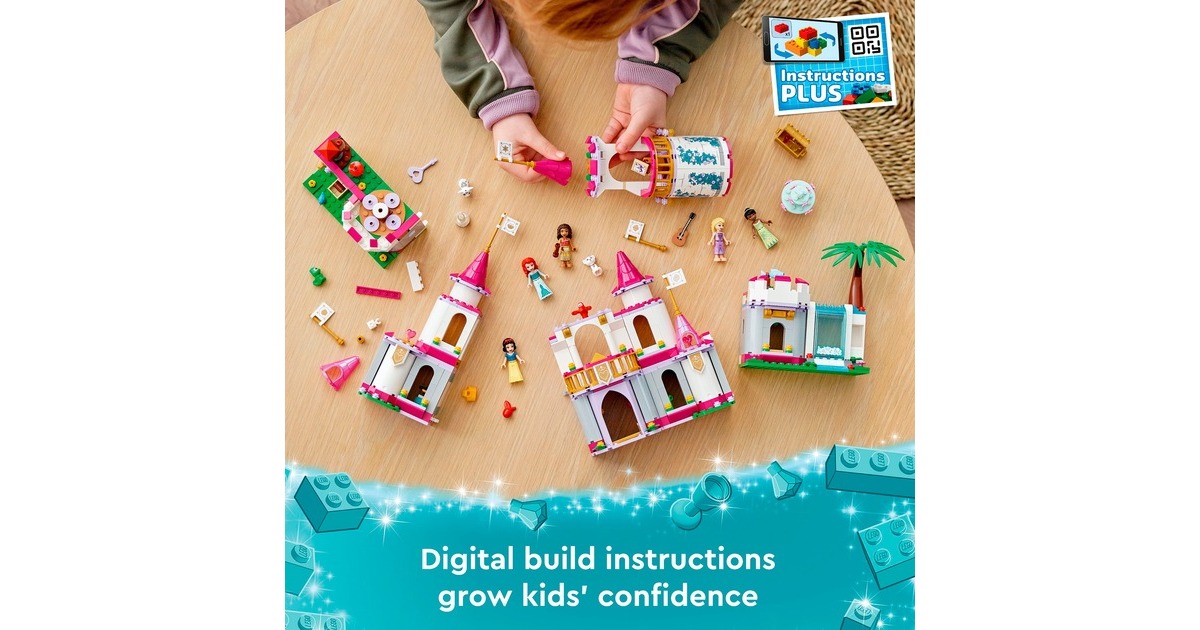 LEGO 43205 Disney Princess Ultimatives Abenteuerschloss, Konstruktionsspielzeug