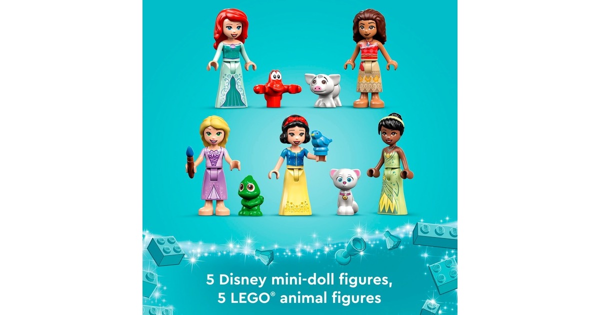 LEGO 43205 Disney Princess Ultimatives Abenteuerschloss, Konstruktionsspielzeug