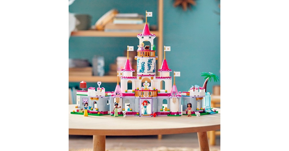 LEGO 43205 Disney Princess Ultimatives Abenteuerschloss, Konstruktionsspielzeug