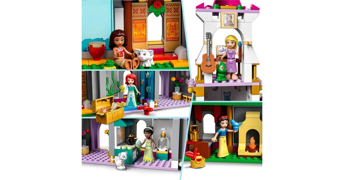 LEGO 43205 Disney Princess Ultimatives Abenteuerschloss, Konstruktionsspielzeug