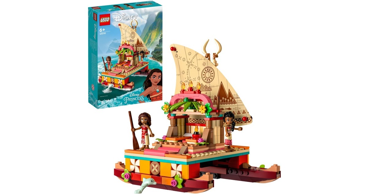 LEGO 43210 Disney Princess Vaianas Katamaran, Konstruktionsspielzeug