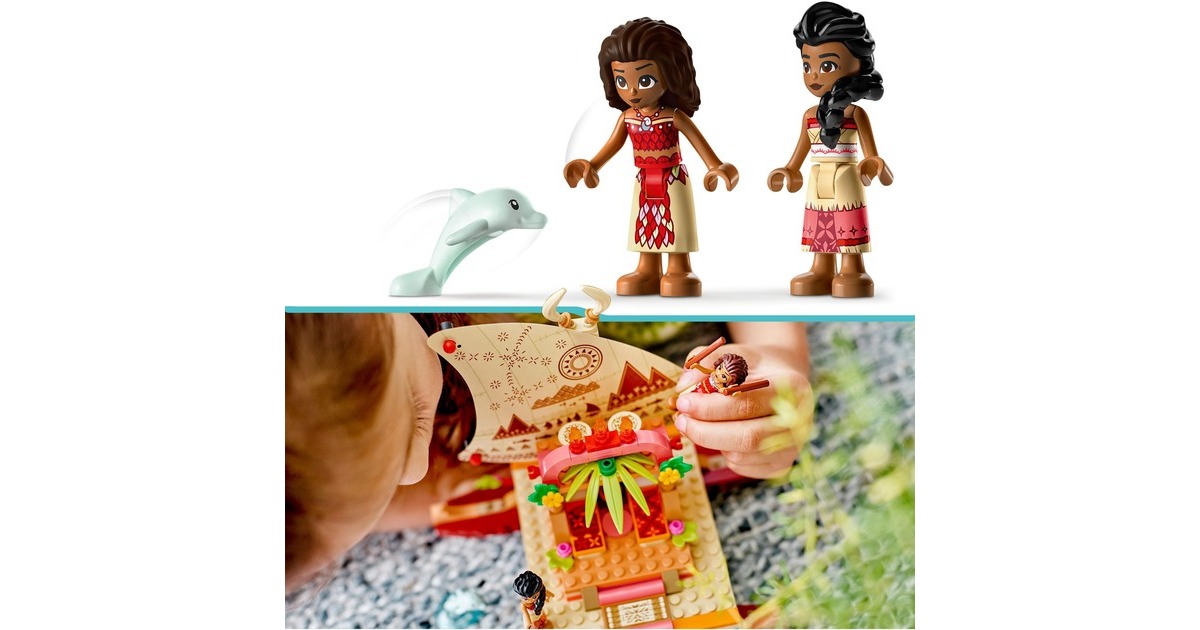 LEGO 43210 Disney Princess Vaianas Katamaran, Konstruktionsspielzeug